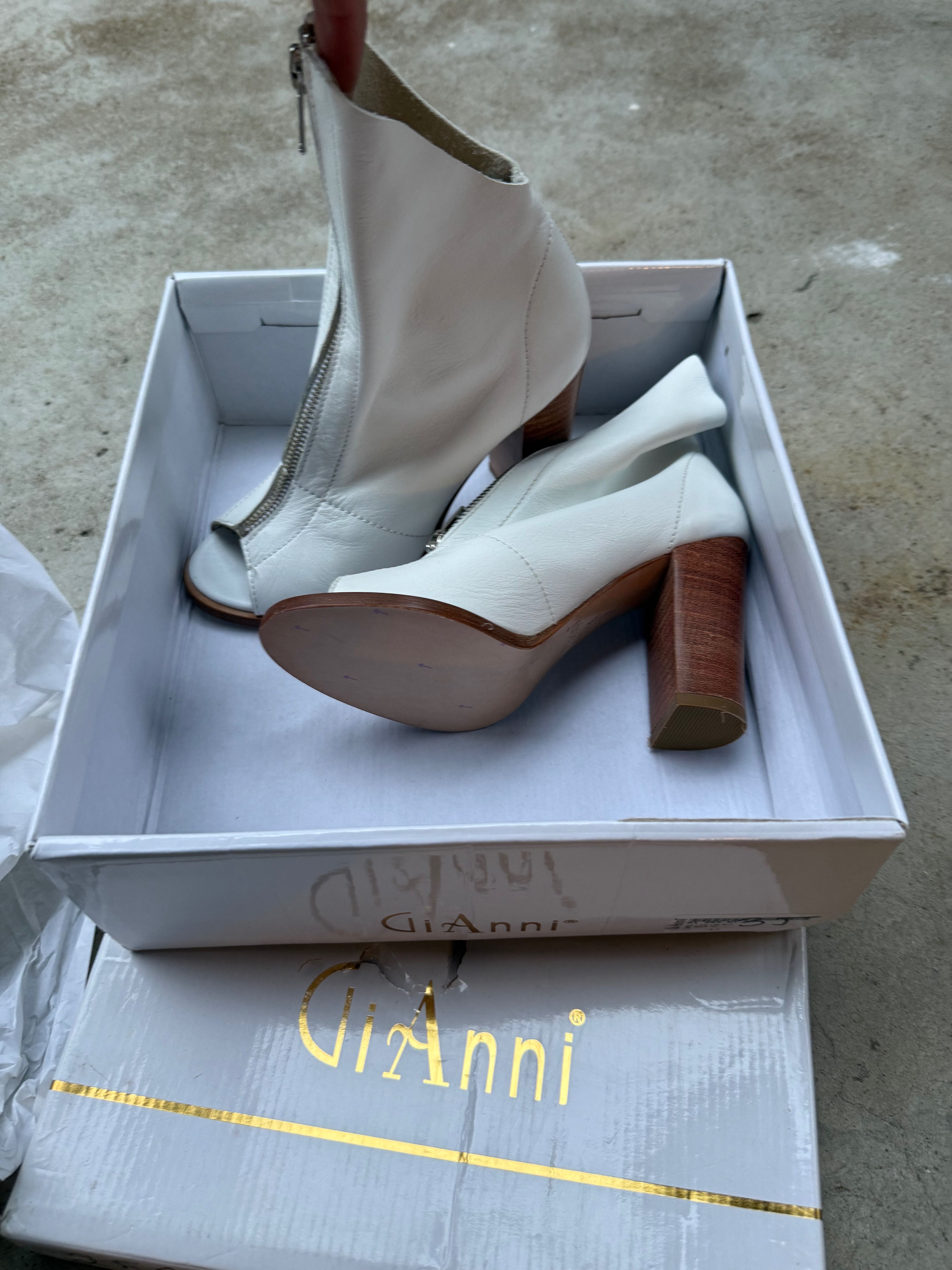 Обувки естествена кожа GiAnni НОВИ