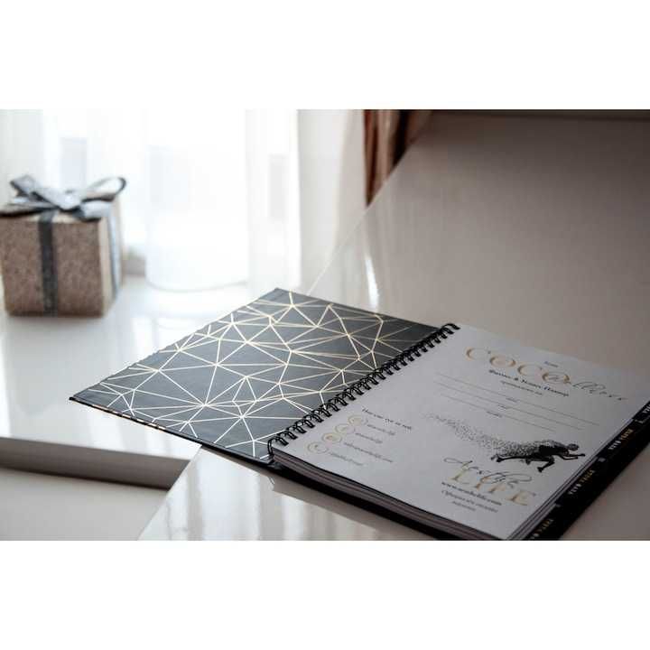 Фитнес и уелнес планер Aesthe Life COCO WELLNESS, черен