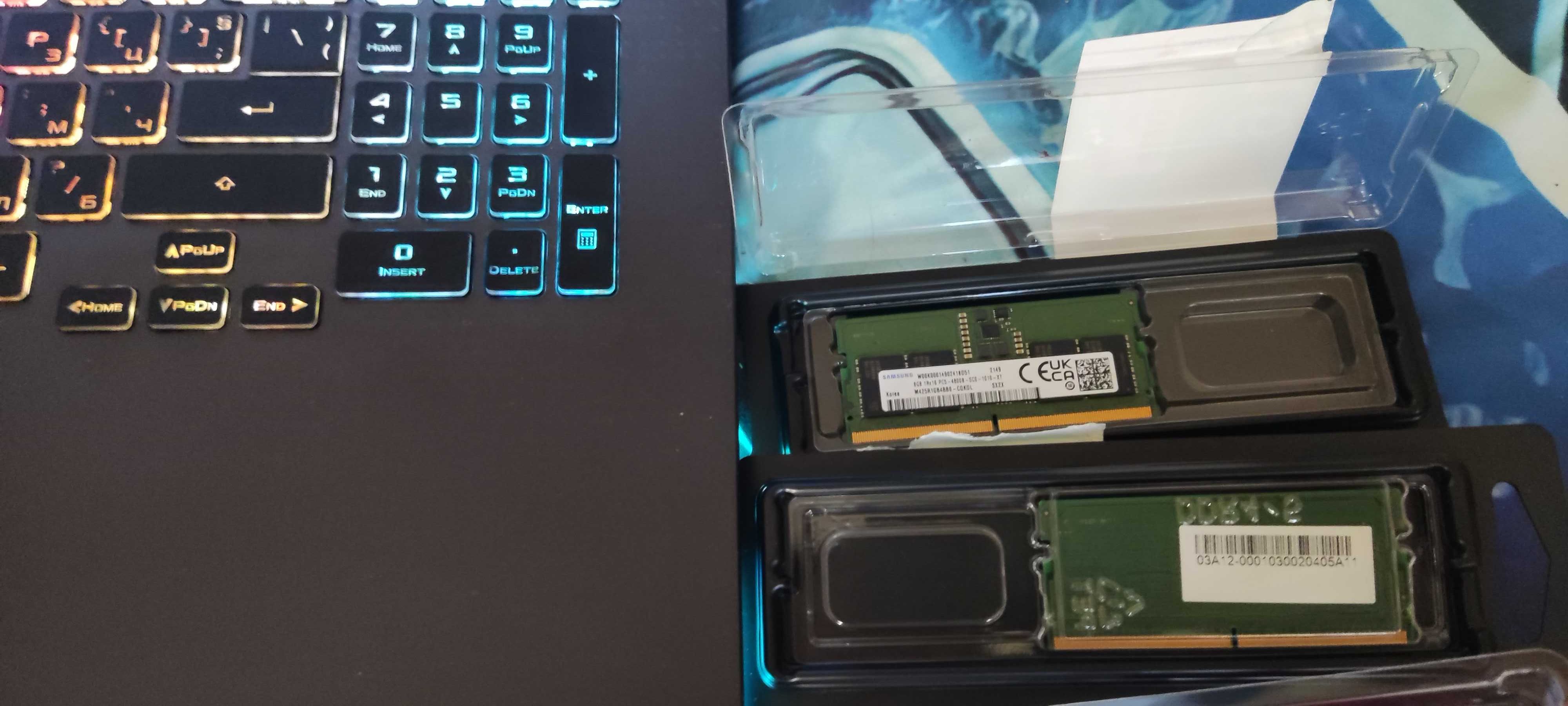 16gb ram ddr5 4800mt samsung 2x8gb cl40