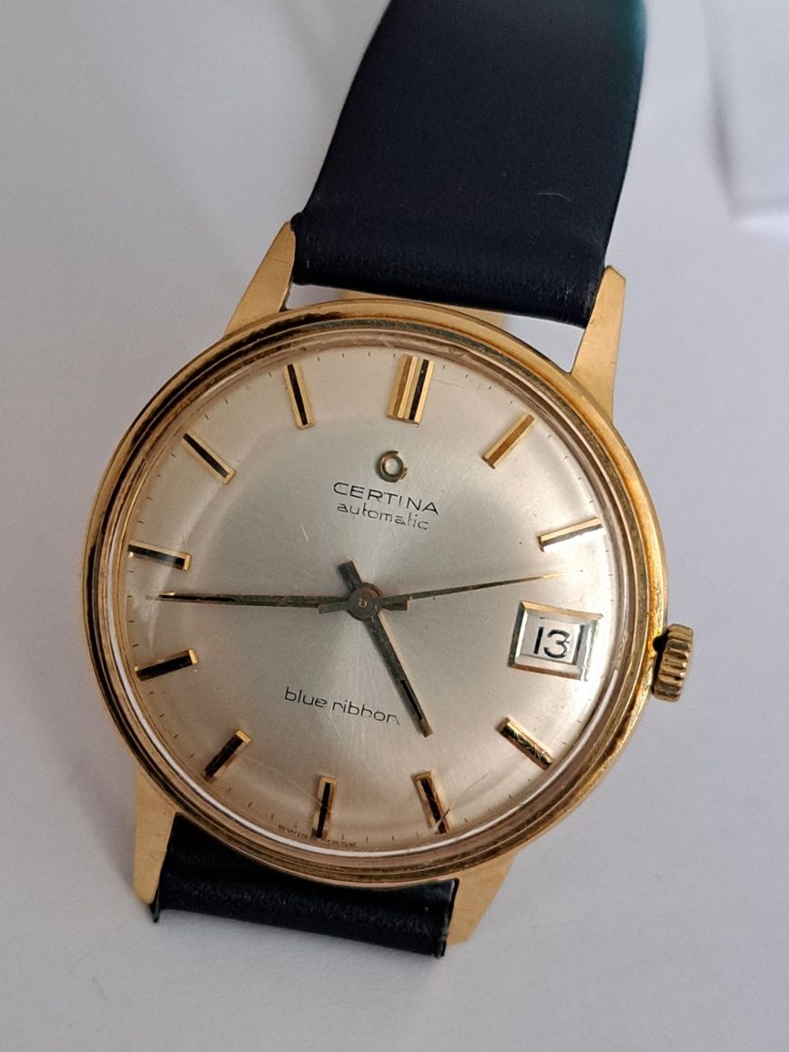 Ceas de Aur 14 K Certina Blue Ribon Automatic