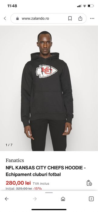 Vand hanorac new era negru nou