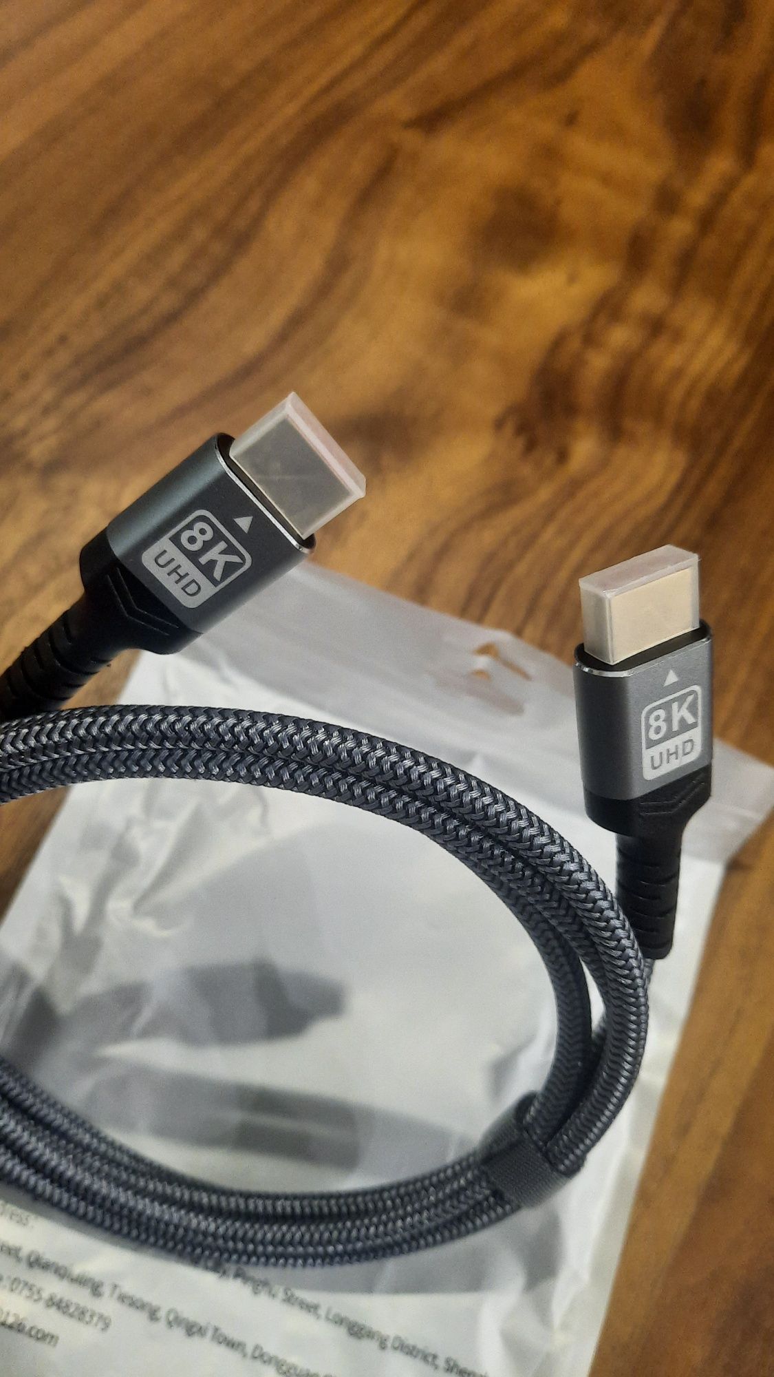 Кабел HDMI 2.1 UHD 8K 48 GHz 1.5 метра