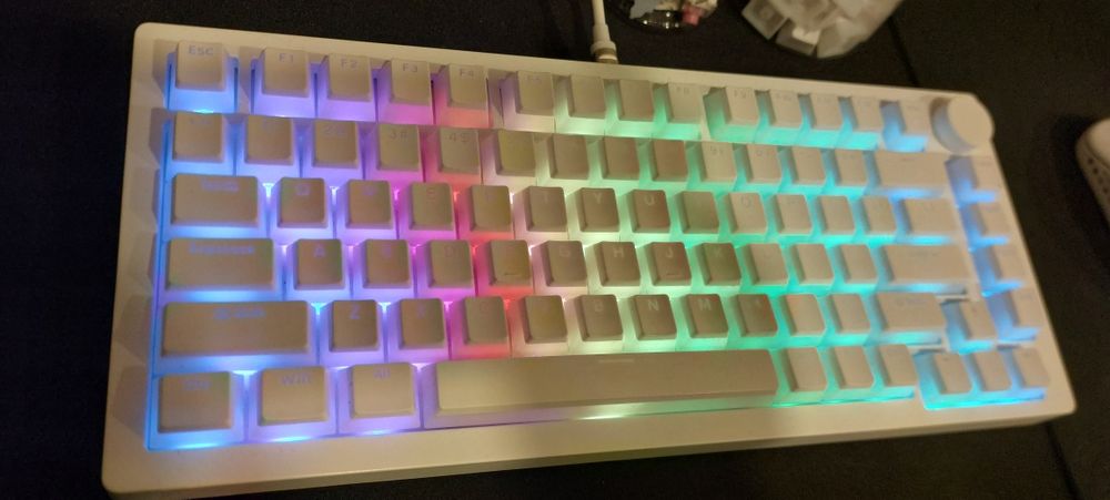 Monsgeek M1 V5 White custom механична клавиатура