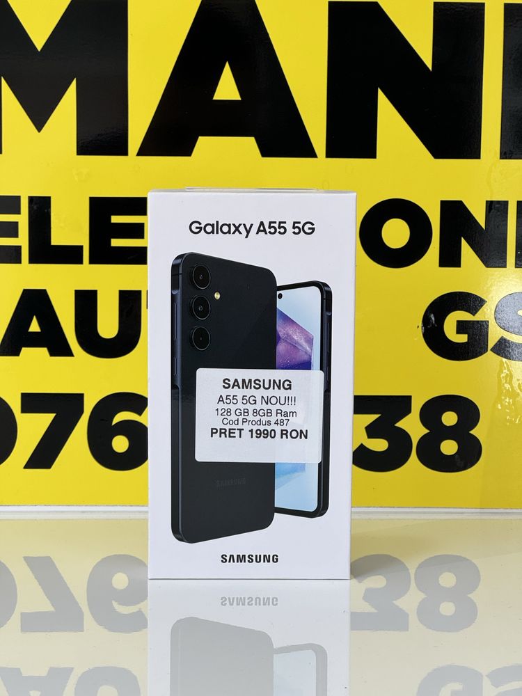 Samsung A55 Nou 128 GB Black