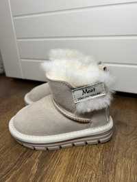 Новые угги для девочки, размер 22. Детская зимняя обувь. Обувь