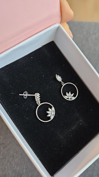 Сребърни обеци Silenti