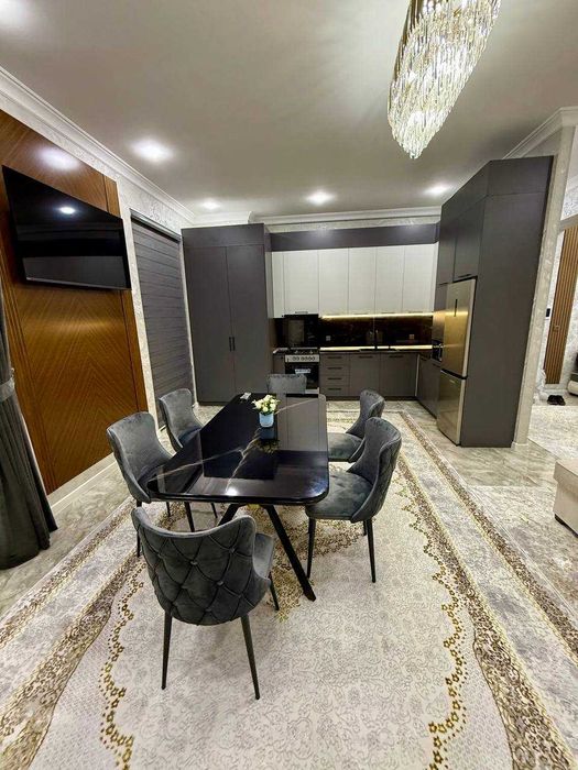 Сдаётся своя 3х ком квартира ресторан яккасарай ЖК Yakasaroy Residence