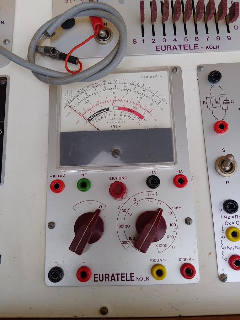 Ретро радио тестер Euratele Kőln