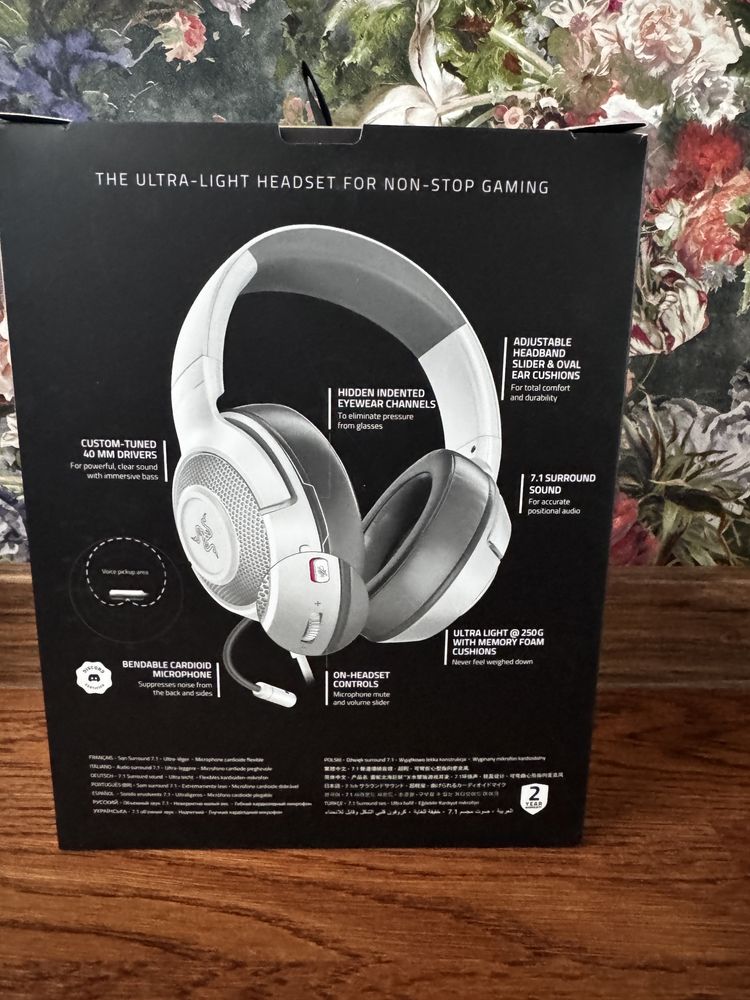 Продават се слушалки Razer Kraken X