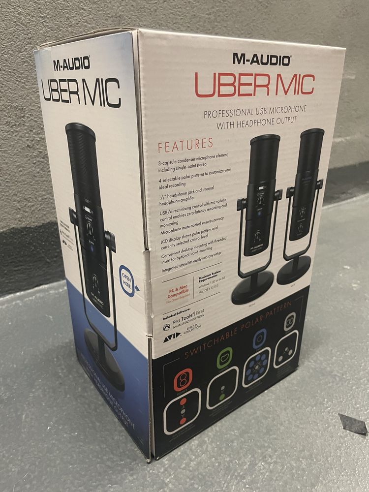 Microfon studio M-Audio Uber Mic nefolosit