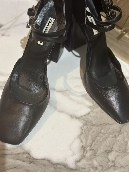 Обувки с ток karl lagerfeld