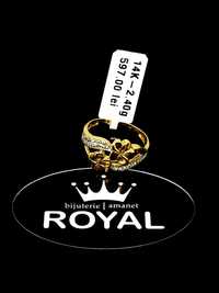 Bijuteria Royal inel din aur 14k 2.40 gr