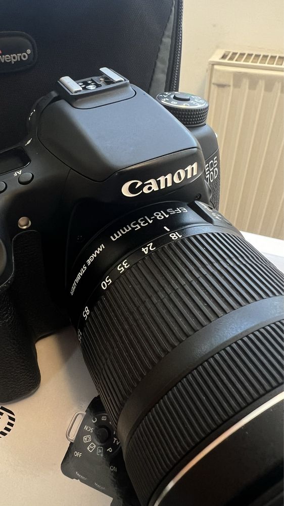 Canon 70D, 18-130mm, 50mm, 430EX + full box/accesorii