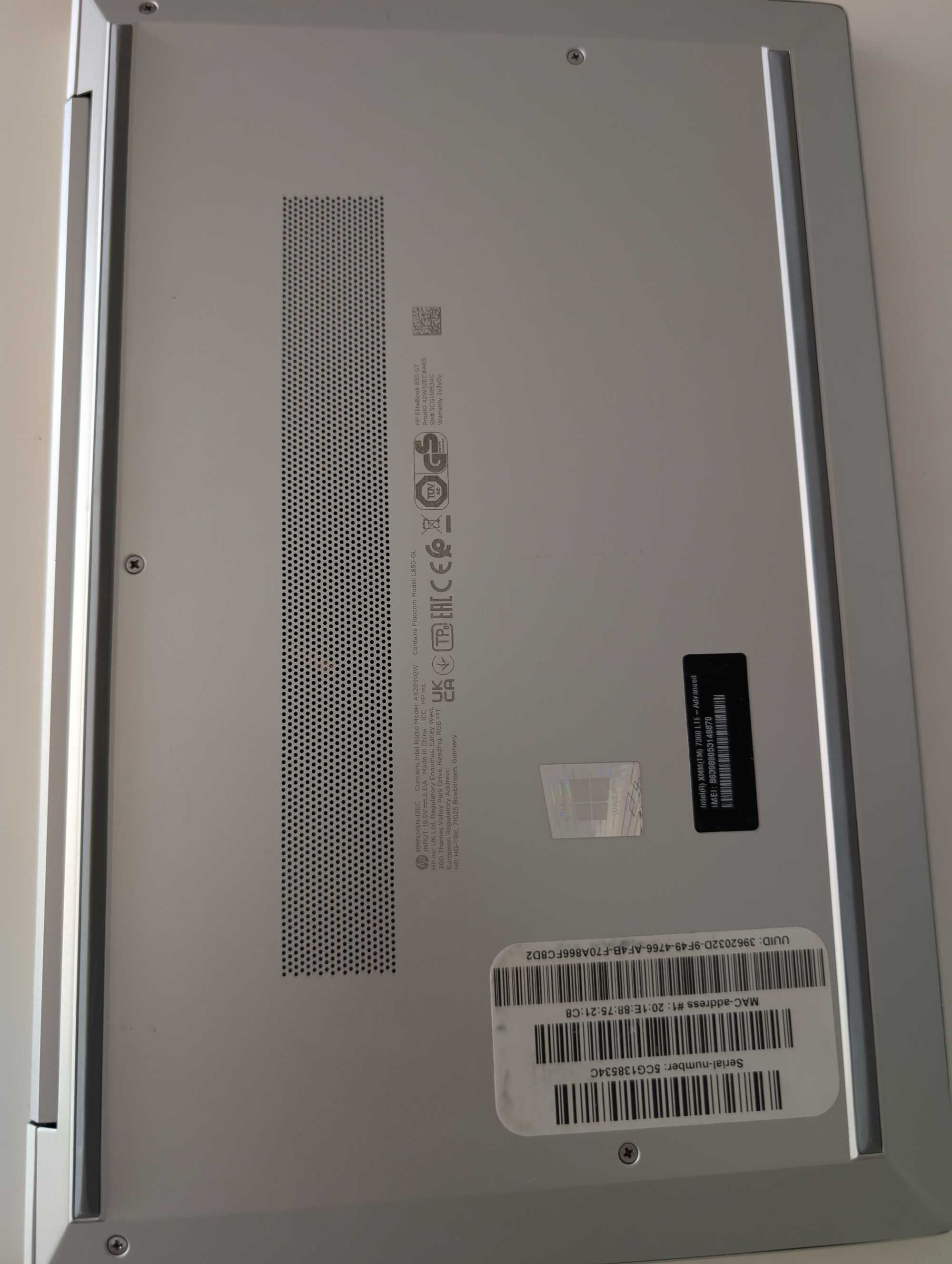 Лаптоп HP Elitebook 7G  SIM Slot