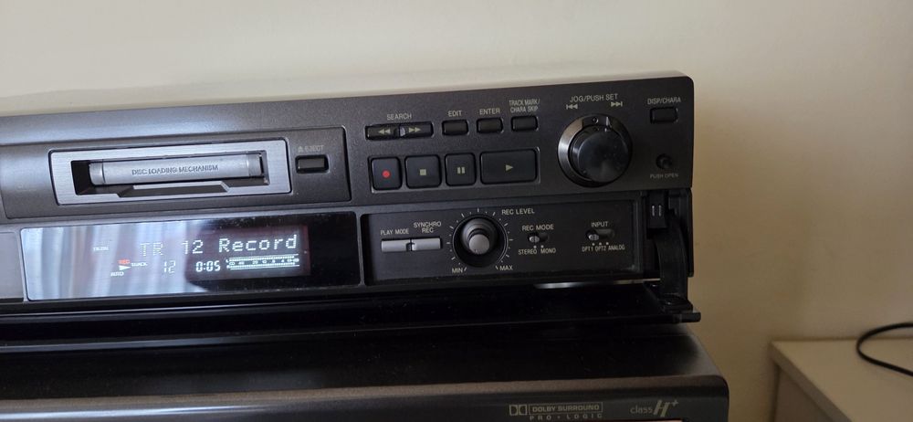 Technics minidisc  SJ MD 100 stare foarte buna