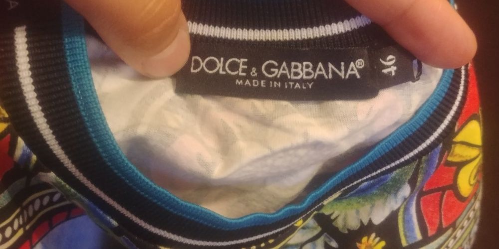 Уникална мъжка тениска Dolce & Gabbana