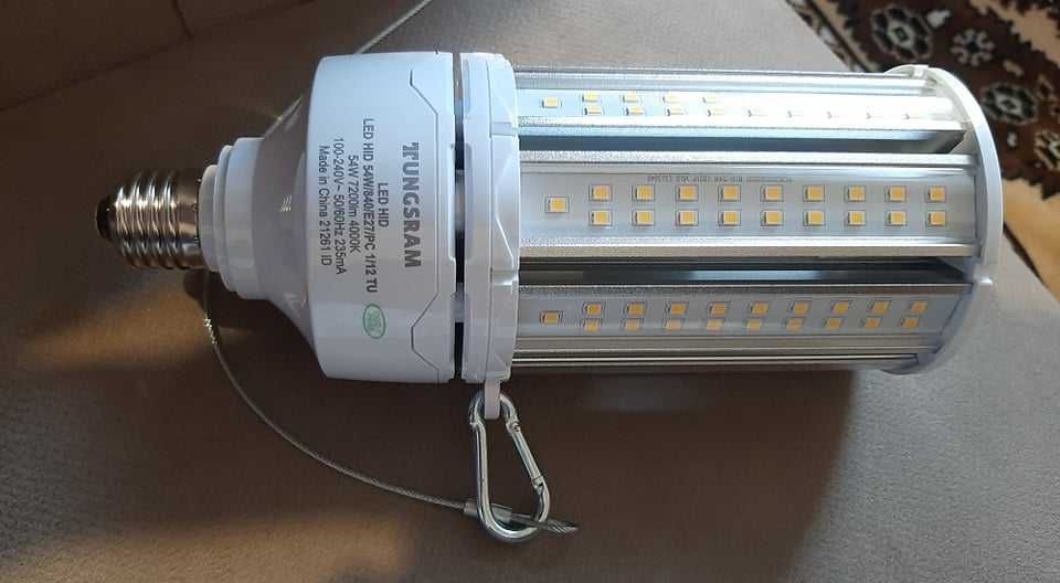 ЛАМПА LED GE/TU HID 54W/840 7200LM 100-240V, E27, 50KH, ПАСИВНО ОХЛ.