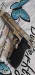 pistol din metal cu capse foarte realistic