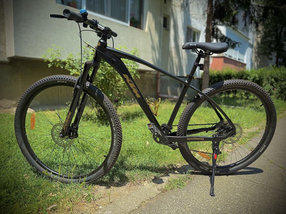 Bicicleta KTM noua frane hidraulice suspensie fata reglabila roti 29