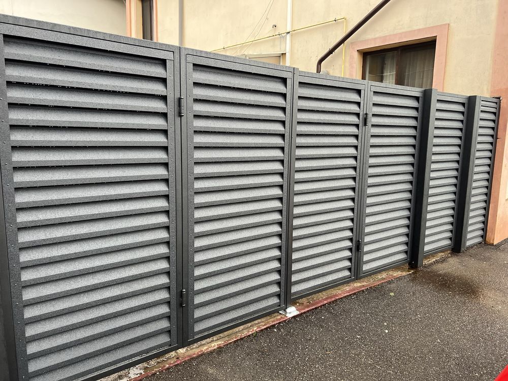 Gard tip jaluzea/wpc/țeava rectangulară/balustrada/automatizari