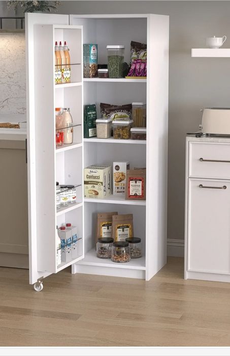 Шкаф с рафтове и колело