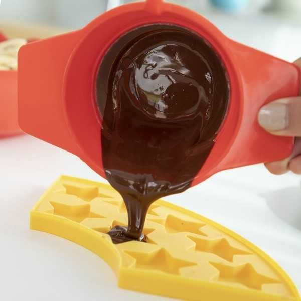 Set preparare fondue, praline de ciocolata si jeleuri