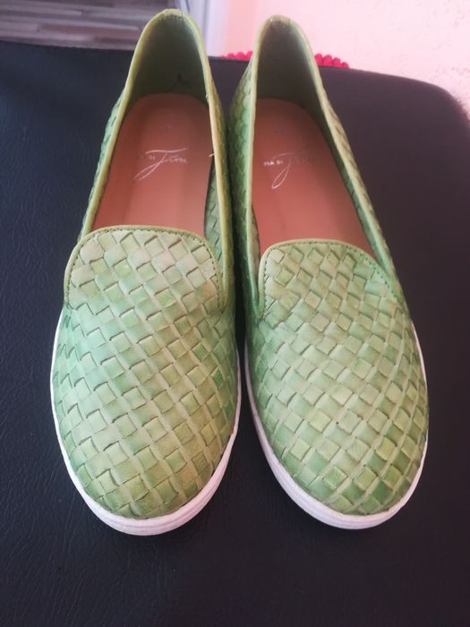 Espadrile noi piele nr 41 dama Pia di Fiore