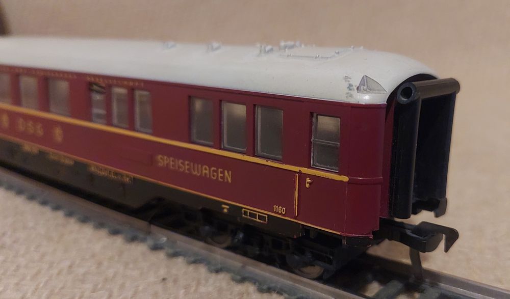 Vagon tren electric restaurant DSG H0 1:8 superb