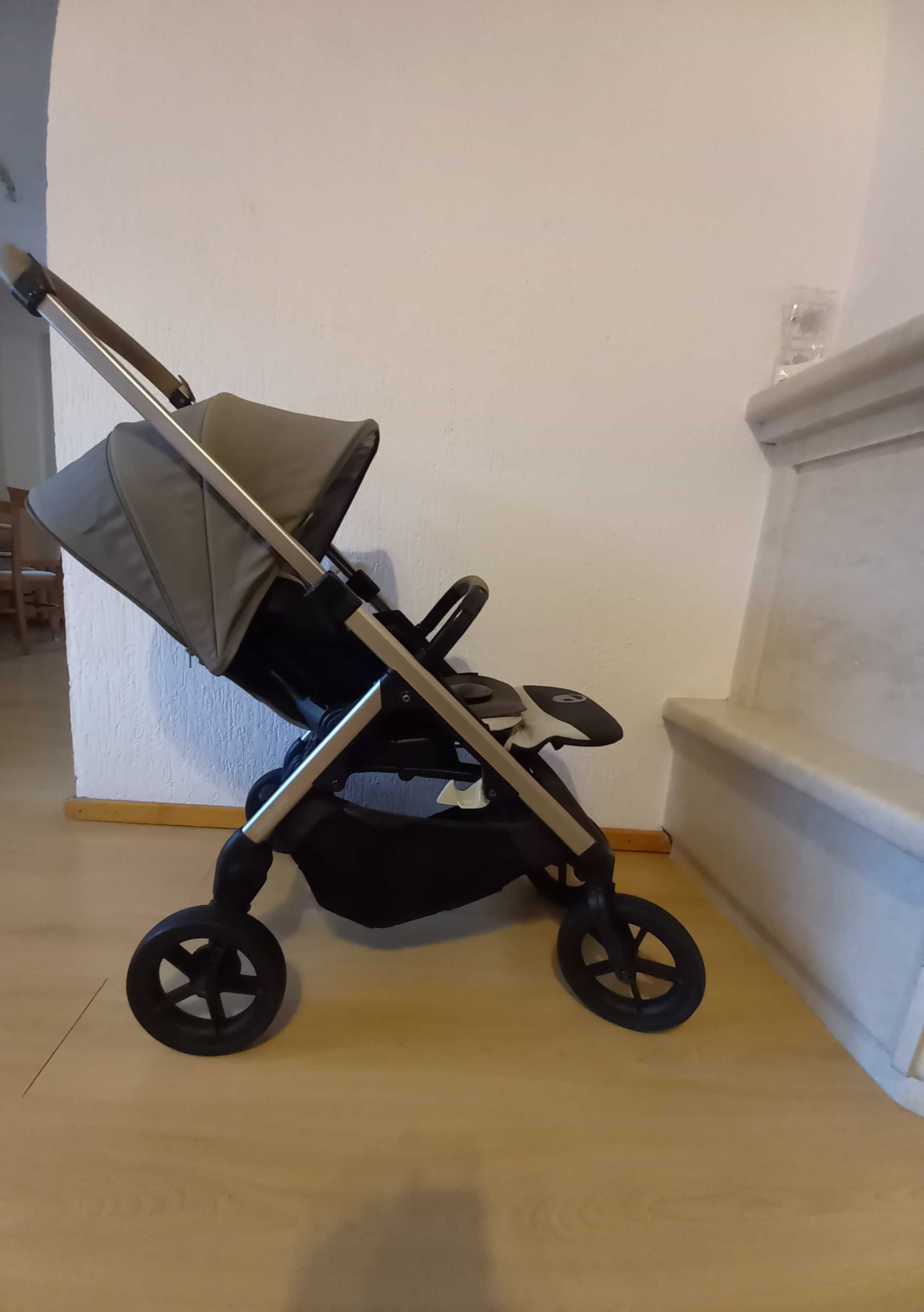 Бебешка комбинирана количка Easywalker Mosey + Pebble gray