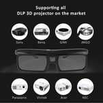 Ochelari 3D videoproiector tv