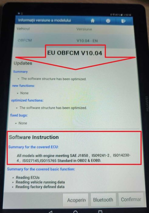 Pret redus ! Protocol OBFCM, Oferta Tester AutoTurisme&Camione Launch