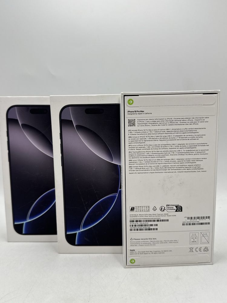 Telefon Mobil Iphone 16 Pro Max Sigilat Garantie S Black