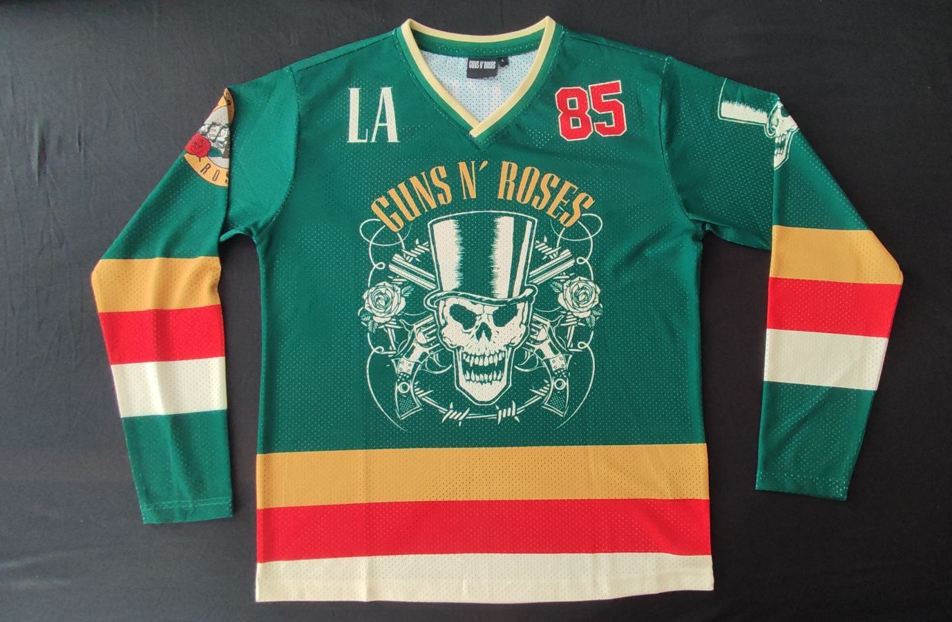 Guns N' Roses Los Angeles 85 Jersey Retro Mens