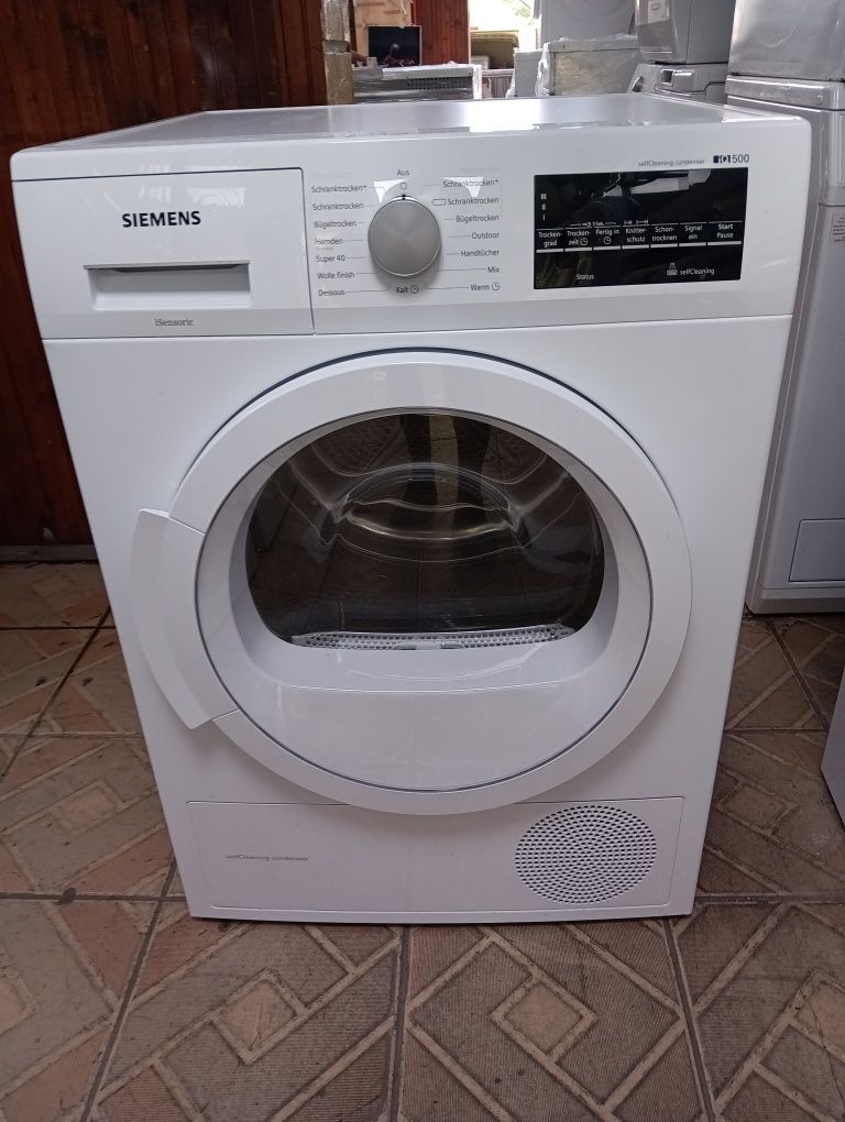 Сушилня с термопомпа Сименс Siemens IQ 500 A+++ 8кг 2 години гаранция!