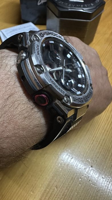 Casio G-shock GST-B100-1AER и NIXON The regulus