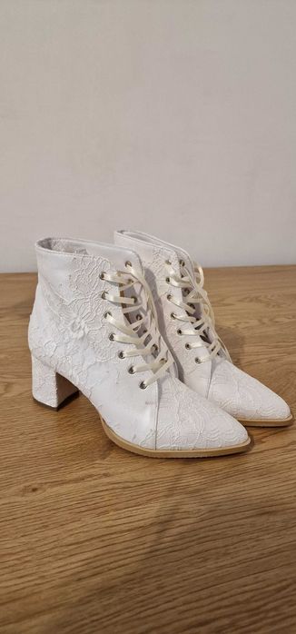 Botine mireasa Adelle - Ancolette, marimea 37