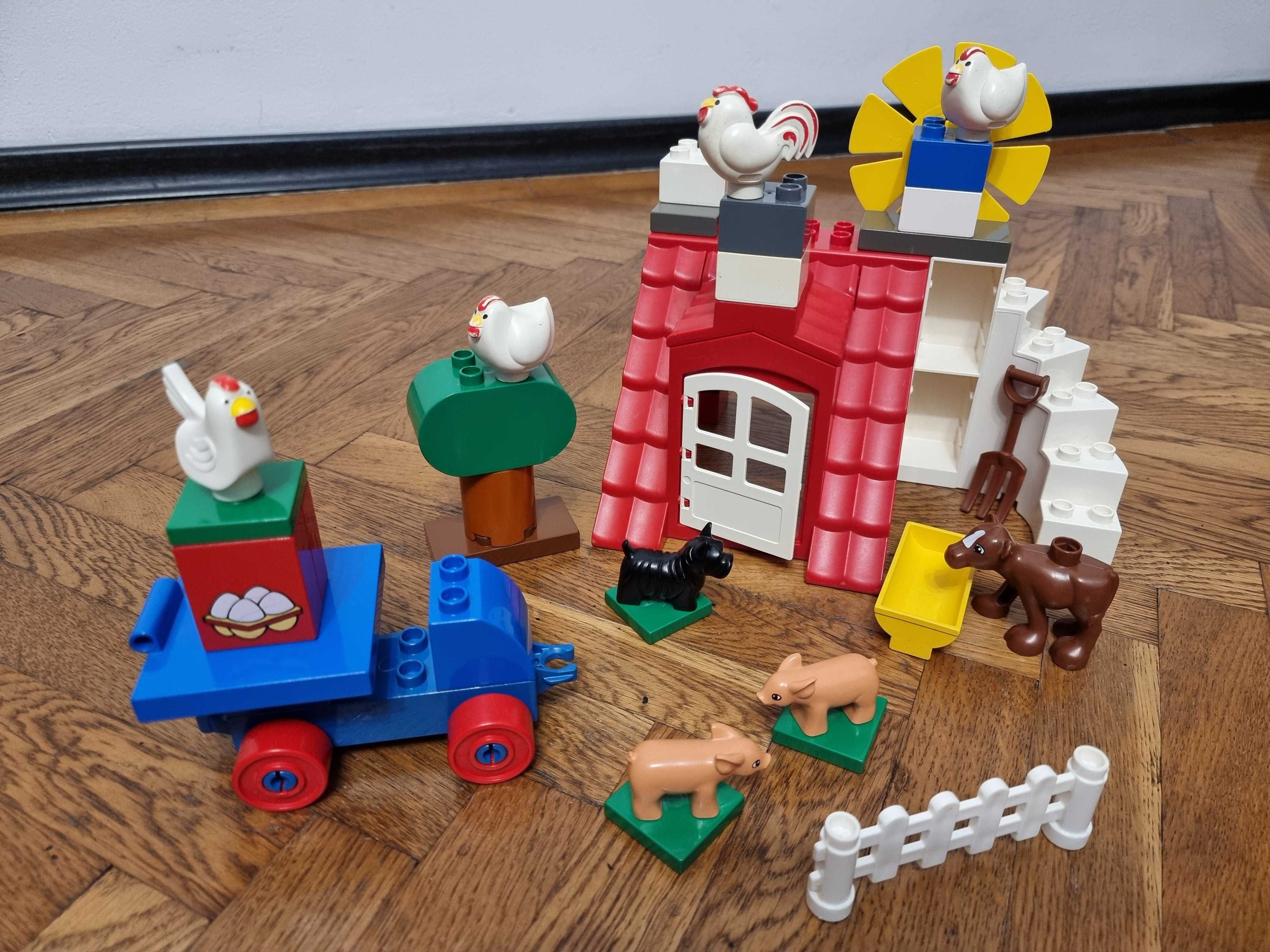 Miniferma si abator Lego Duplo, animale si pasari