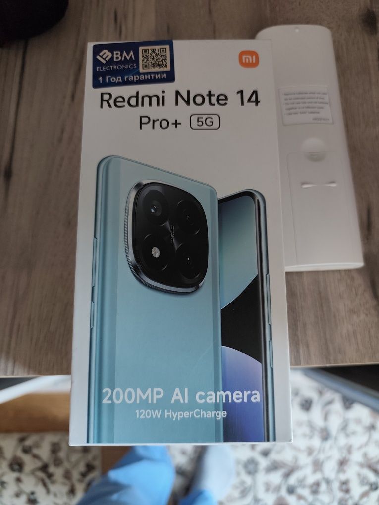 Prodam srochno Redmi note 14 pro plus, ideal komplekt