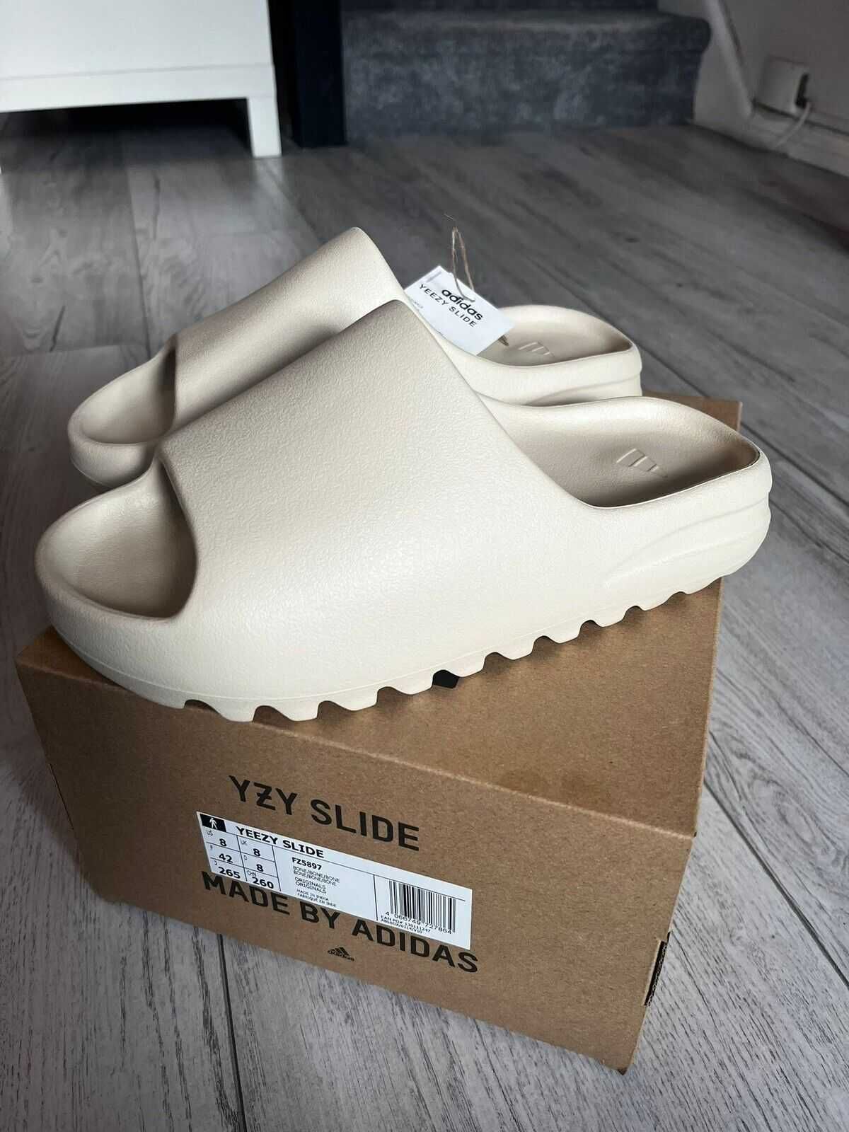 Yeezy Slides Bone Bej Livrare Cu Verificare Unisex Premium