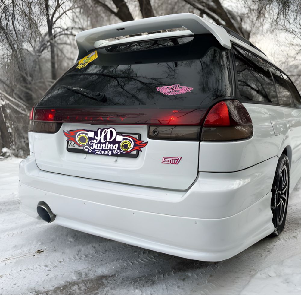 Губа на задний бампер V2 Subaru Legacy BG