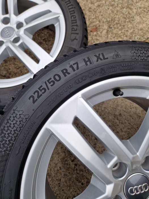 Jante 5x112 Audi A4 B9 anvelope iarna relativ Noi 225 50 17