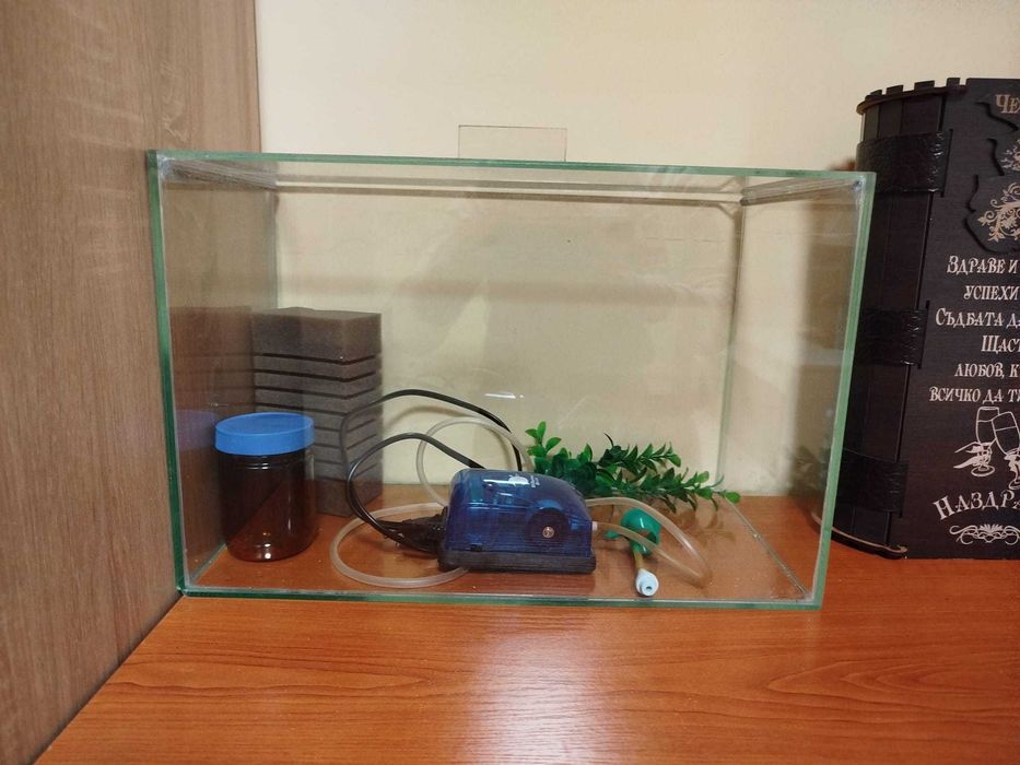 Аквариум с аксесоари