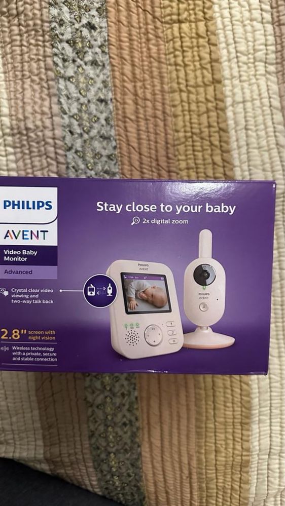 Video Baby monitor Philips Avent scd881 nou