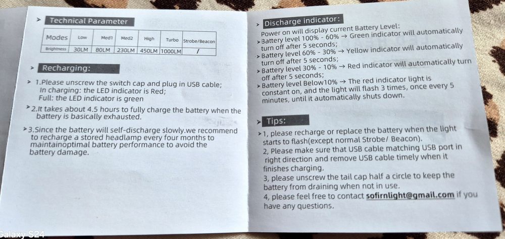 Lanterna frontală Wurkkos H25L 1000lm