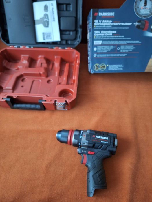 Masina de insurubat si gaurit , cu percutie,  PARKSIDE- Brushless ,12V