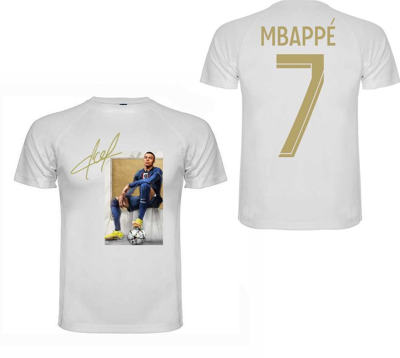 Tениски и блузи КИЛИАН МБАПЕ / KYLIAN MBAPPE с подпис! Или с ТВОЯ идея