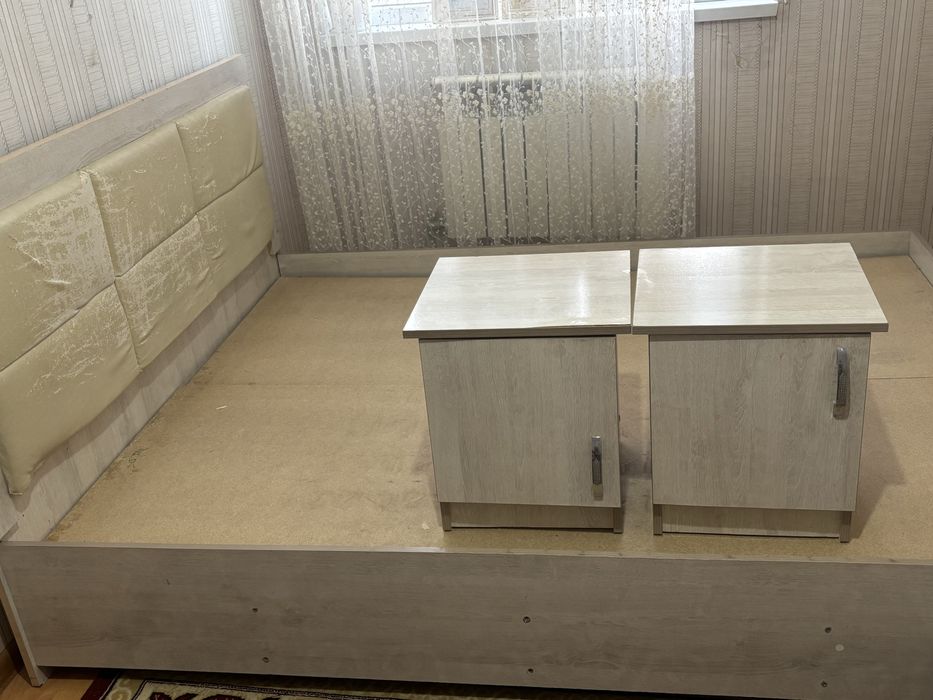 Спальный диван +тумба матрас жок сптылады