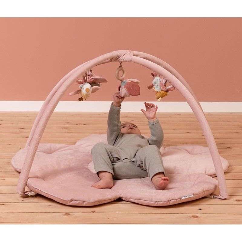 Мека активна гимнастика за игра Flowers Pink – Little Dutch