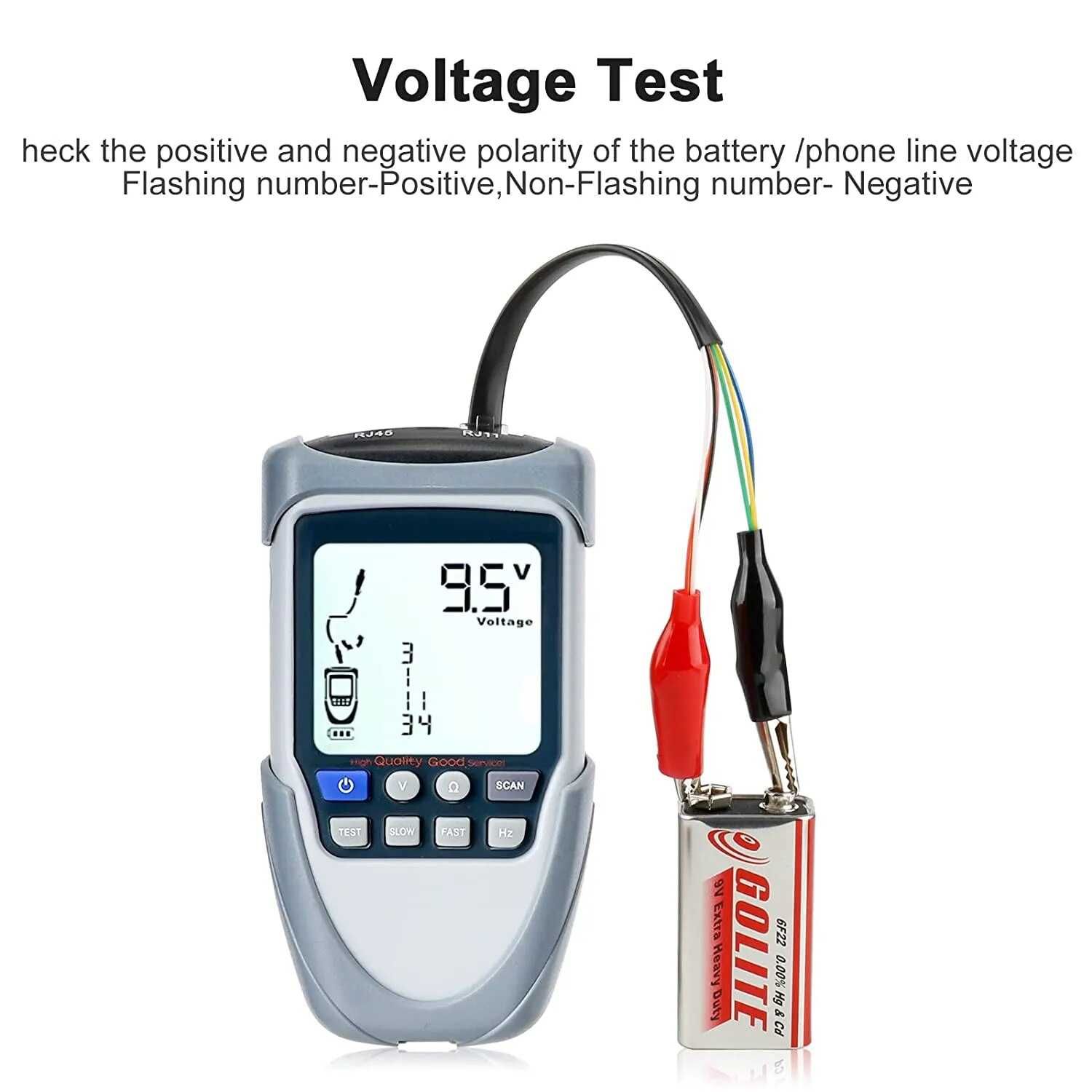 Tester cabluri electrice data cu lcd