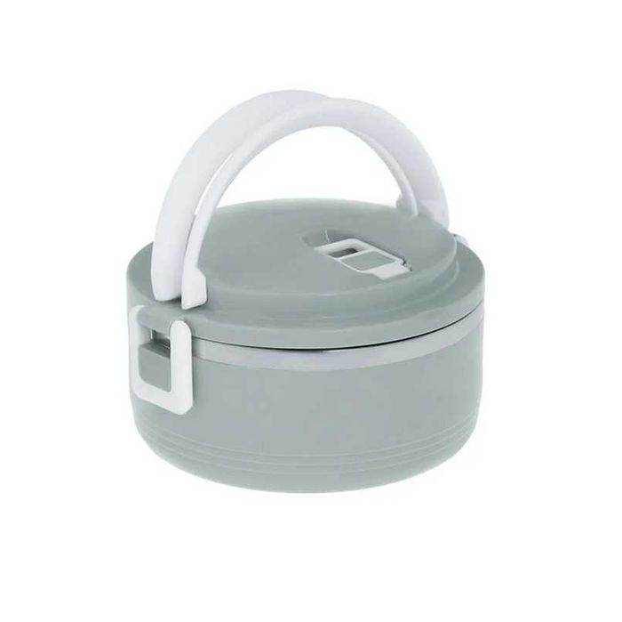 Термокутия за храна Mercado Trade, Кръгла, 500мл., Розов и Сив